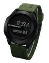 LED Electronic Watch 50m Waterproof Luminous Adjustable Silicone Band Men Women Sports Wristwatch Smartwatch