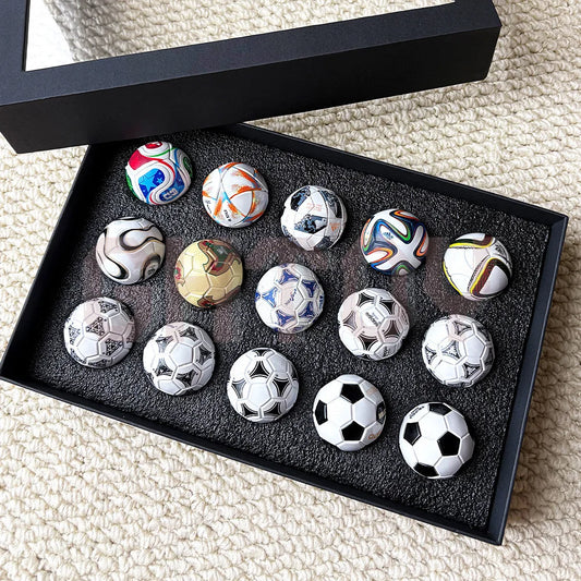 2026 Mini Soccer Ball Collectible Set 15 Piece Football Fan Souvenir