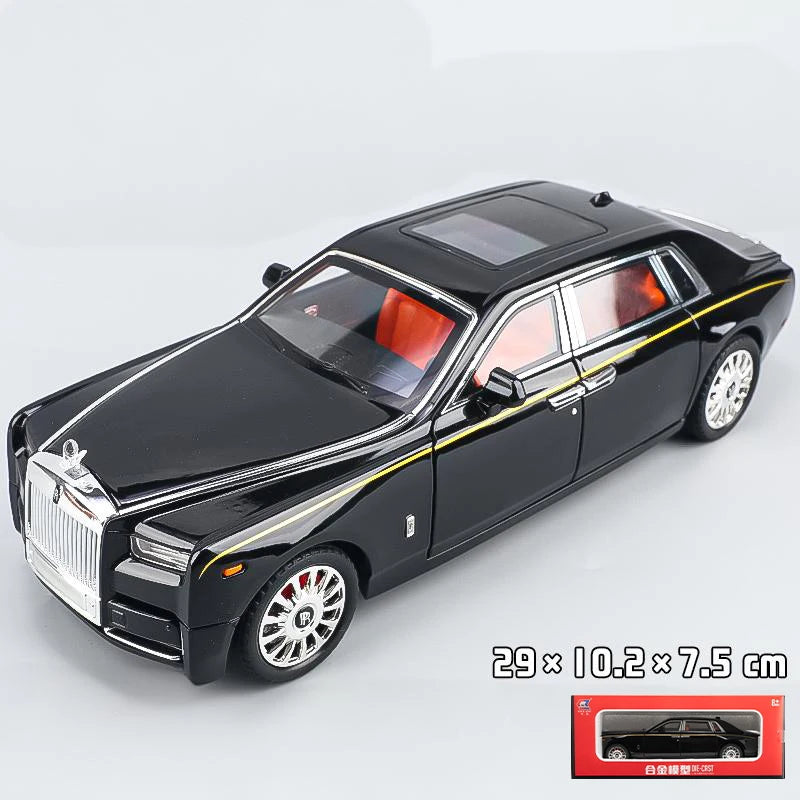 1:18 Rolls Royce Phantom Alloy Diecast Model Car Metal Large Games For Mother Birthday Gifts  Boy Collection Hobby