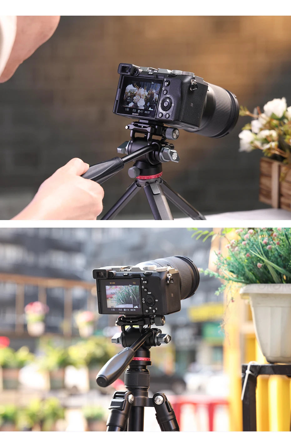 Panoramic Tripod Head Hydraulic Fluid Video Head For Tripod Monopod Camera Holder Stand Mobile SLR DSLR Camera