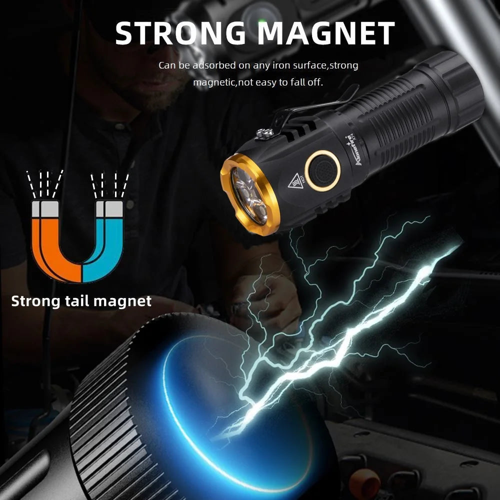 High Bright LED Rechargeable Flashlight
