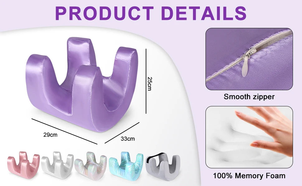 Face Pillow Memory Foam Face Relaxed Beauty Sleep Wrinkle Prevention Anti Aging Anti Wrinkle Beauty Bed Pillow