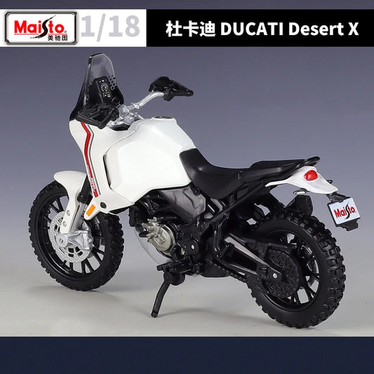 1 18 Scale Ducati Desert X Diecast Motorcycle Model