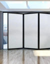 1/2M Matte Window Film Privacy UV Protection Stained Vinyl for Glass Static Cling Frosted Decorative Window Sticker for Home