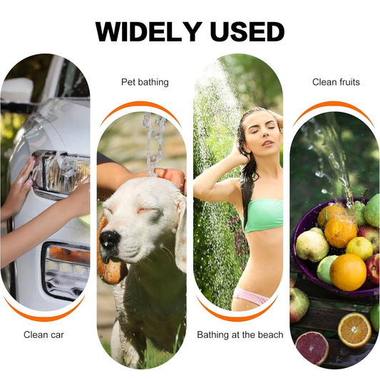 Portable Rechargeable Handheld Outdoor Camping Shower Kit