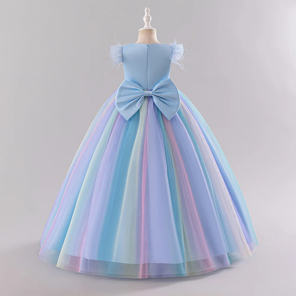 Girls Princess Dress - Fluffy Tulle Ball Gown for 1st Birthday/Wedding/Pageant | Flower Girl Party Dress