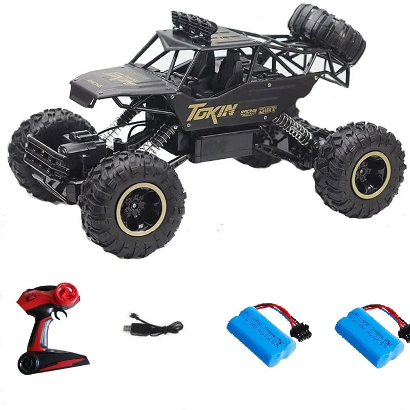 112 Scale Four Wheel Drive RC Monster Truck With LED Lights