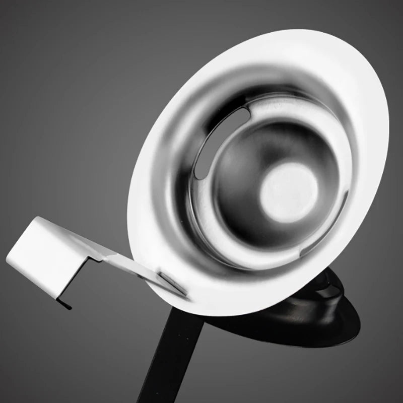 Stainless Steel Egg Cracker & Separator – Handheld Egg Opener with Yolk White Separator Tool