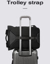 15.6-inch laptop Men's business backpack waterproof multi compartment travel bag Black backpack
