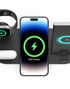 5 In 1 Wireless Charger Stand Pad For iPhone 15 14 13 Apple Watch Airpods Desk Phone Chargers Fast Charging Dock Station