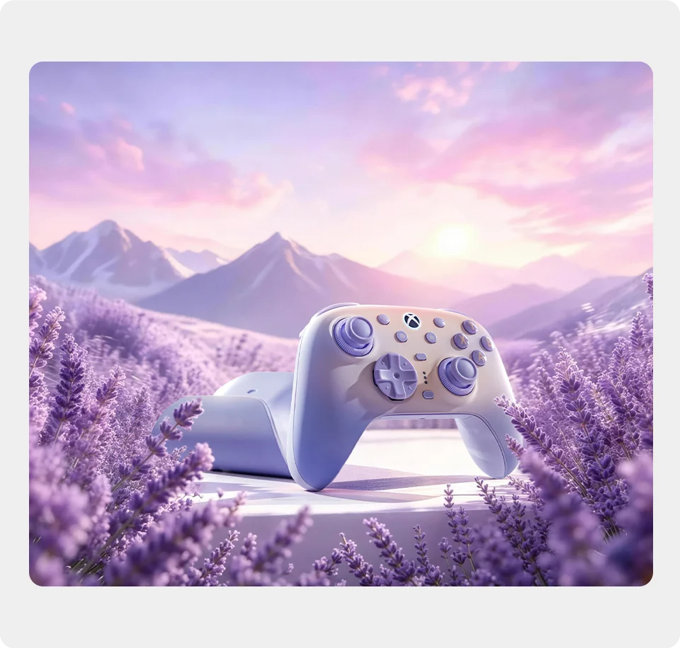 Wireless Gaming Controller with Adjustable TMR Joysticks for Xbox and PC Lavender