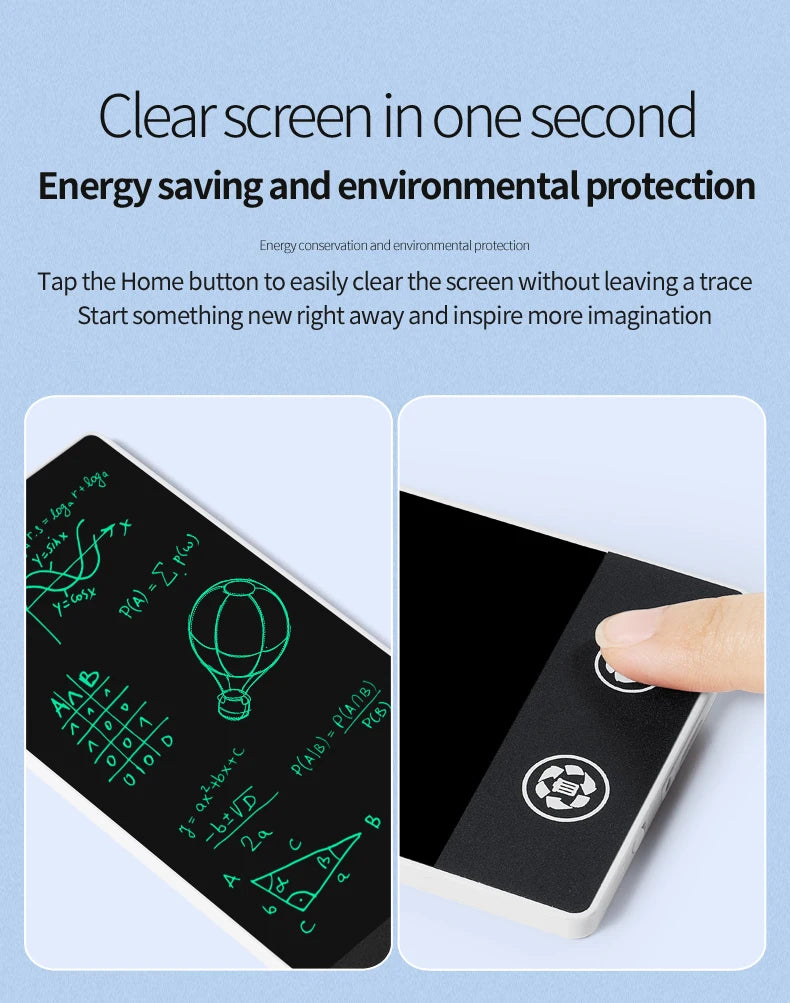 6.5-inch Double-sided Handwriting Full Screen Fine LCD Writing Tablet Liquid Crystal Drawing Board Meeting Content Sketch Pad