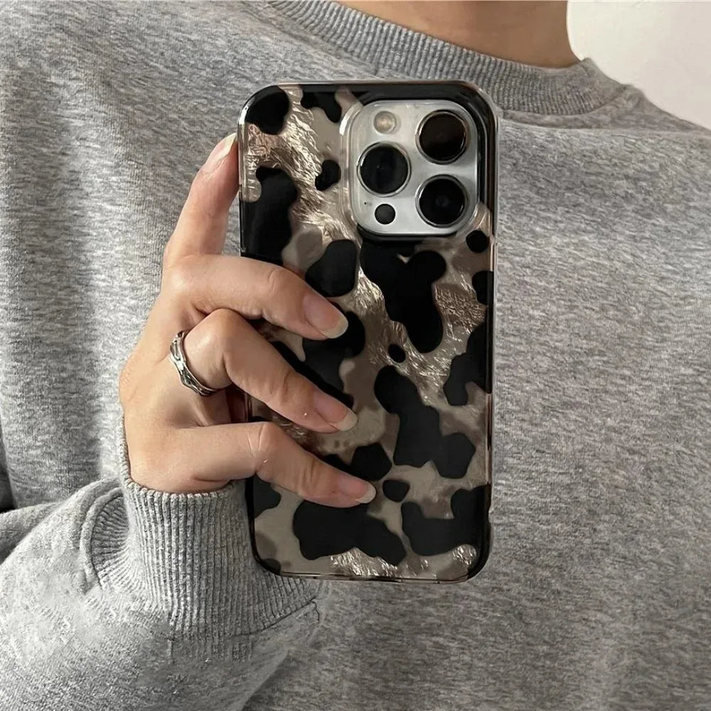 Dopamine Color Block Match Plaid Phone Case For iPhone 17 16 15 14 16E Grid Label Matte Cover