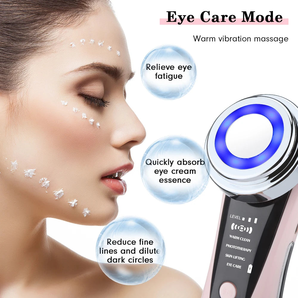 Multifunctional Facial Skin Care Massager Electric Facial Massage Device Clean Face Skin Rejuvenation Lifting Tighten