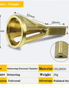 Deburring External Chamfer Tool Gr12mo Triangle/Hexagonal Metal Shank Drill Bit Remove Burr Power Tool Accessories