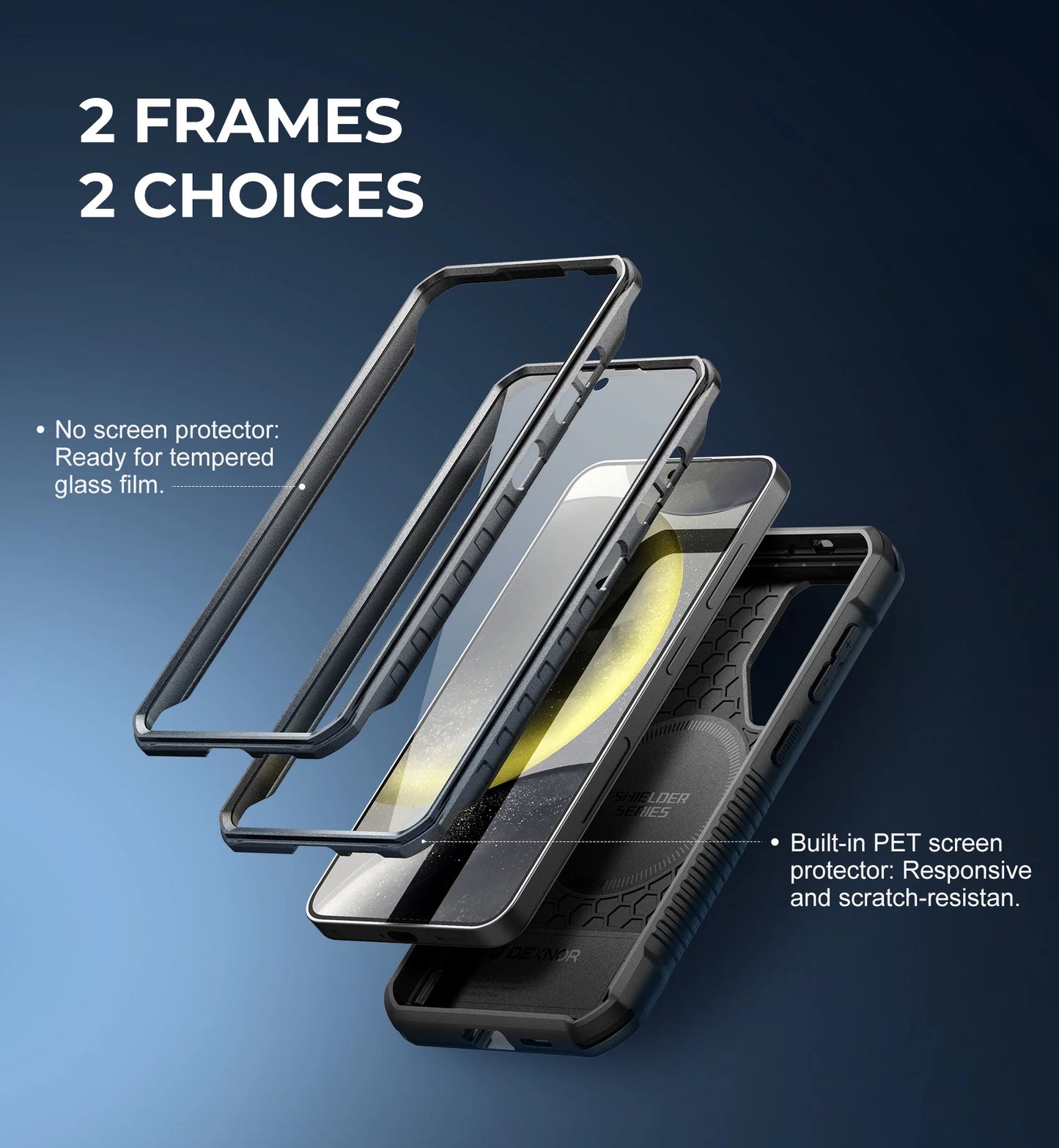 Magnetic Case For Samsung Galaxy S24 holder For MagSafe Shockproof Rugged Bumper Cover Protective With Built in Screen Protector