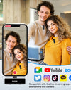Wireless Lavalier Lapel Microphone for iPhone Android DSLR Camera Youtube Live Streaming Audio Recording Interview