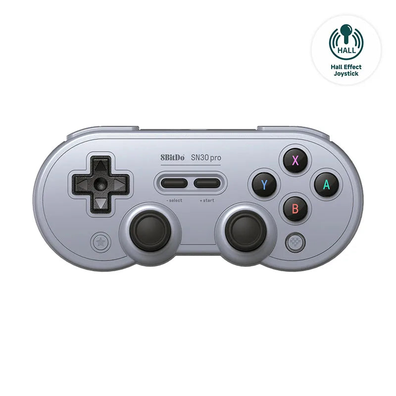 Wireless Bluetooth Gaming Controller with Hall Effect Joysticks for Nintendo Switch and PC