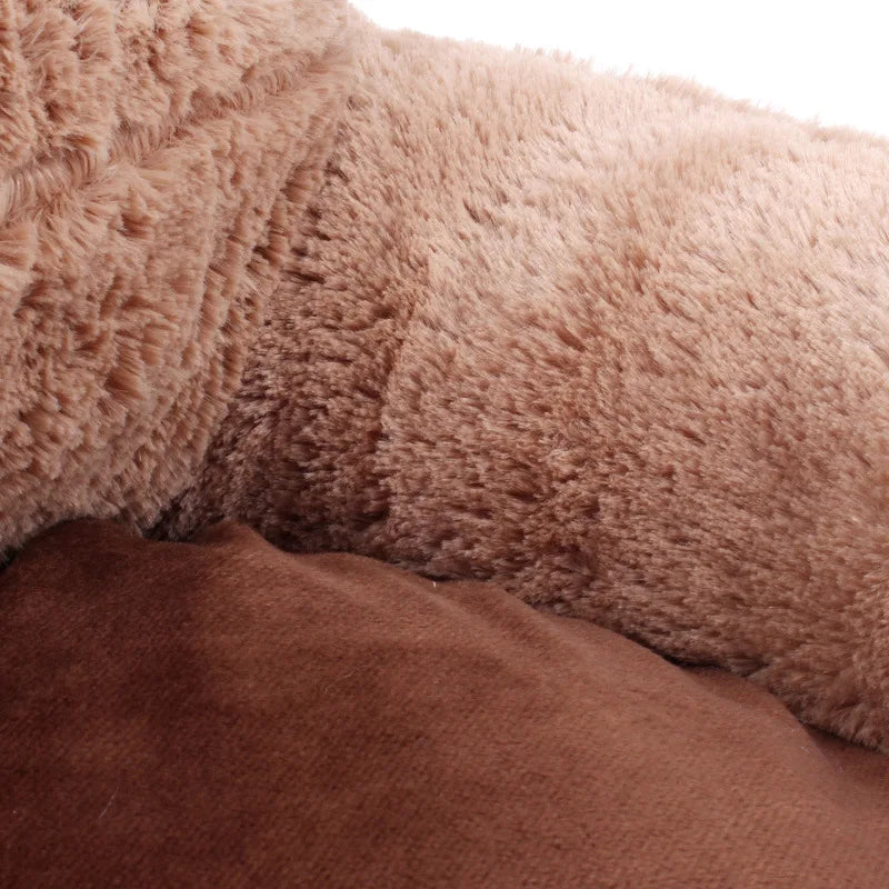 Plush Pet Kennel Bed Cushion Sofa for Dogs and Cats