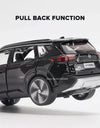 1/32 Scale X-Trail Toy Car Model Alloy Diecast Pull Back Model Vehicle with Sound Light Boys Festival Toy Gift Collection