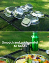 17PCS 22PCS Set Camping Stainless Steel Dinner Dish Durable Outdoor Cooking Picnic Tableware Soup Bowl Trip