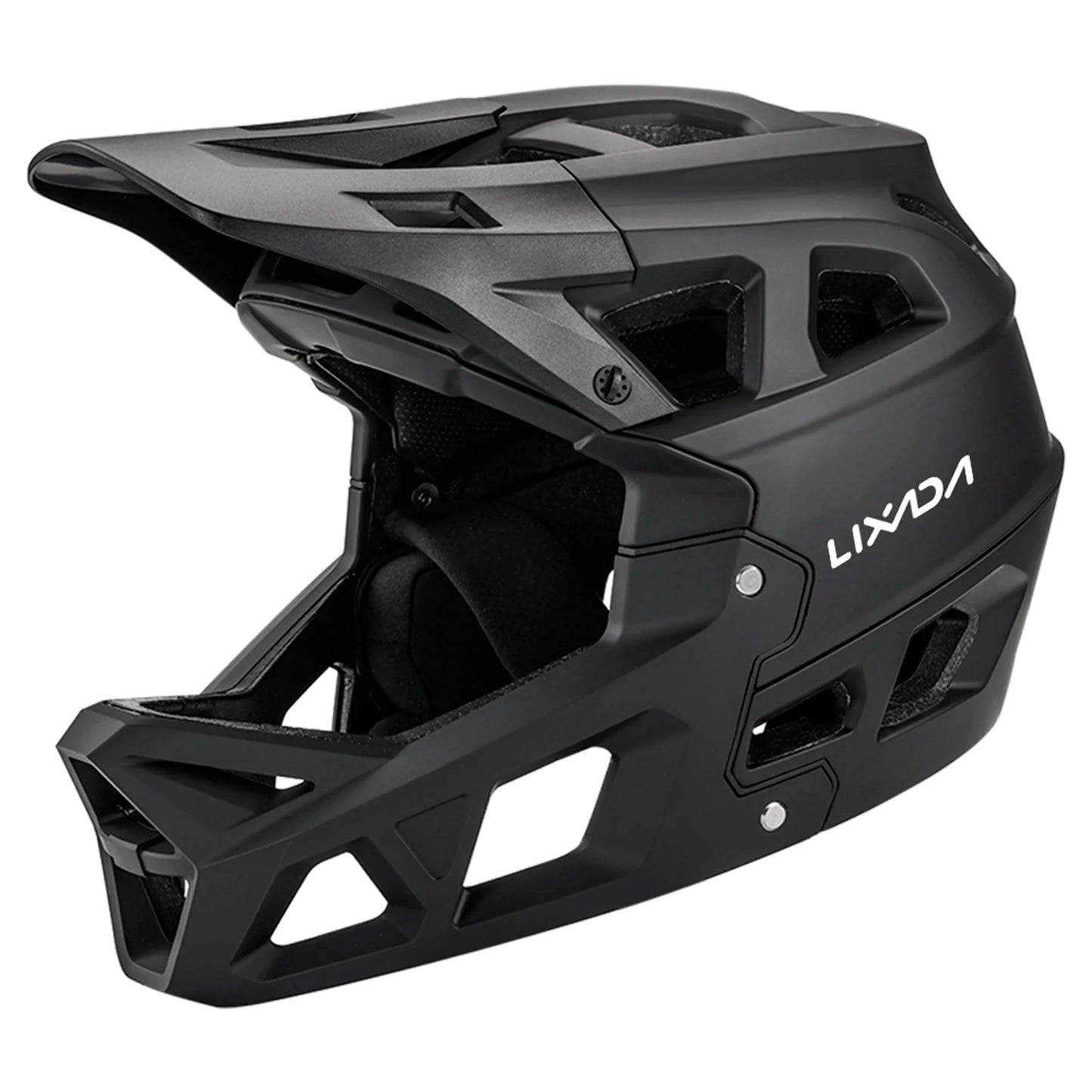 Full Face Mountain Bike Helmet Adult Racing Downhill MTB Helmet for Men/Women Adult Mountain Bike Helmet with Visor Over 31 Vent