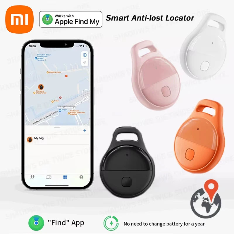 Mini Anti-lost Tracker Global Precision Positioning Locator With Find My App Extended Battery Life For  Pets Elderly