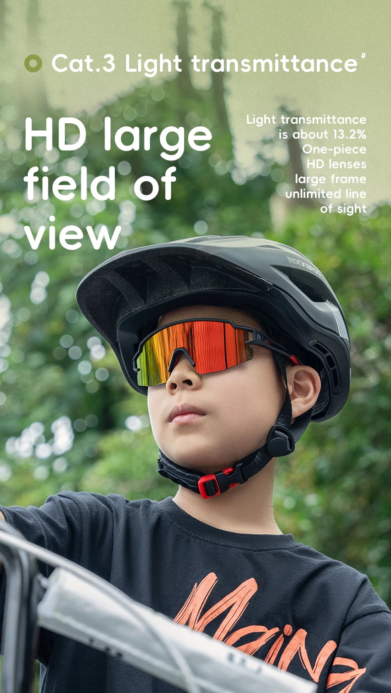 Bike Glasses Polarized UV400 Sun Protection Bicycle Goggles Boys Girls Sports Running MTB Road Sunglasses