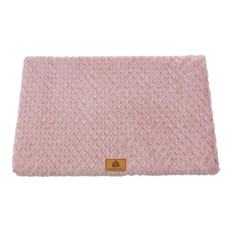 Corduroy Plush Pet Bed Cushion for Dogs and Cats