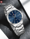 Watches Stainless Steel Simple Calendar Male Waterproof Wristwatches