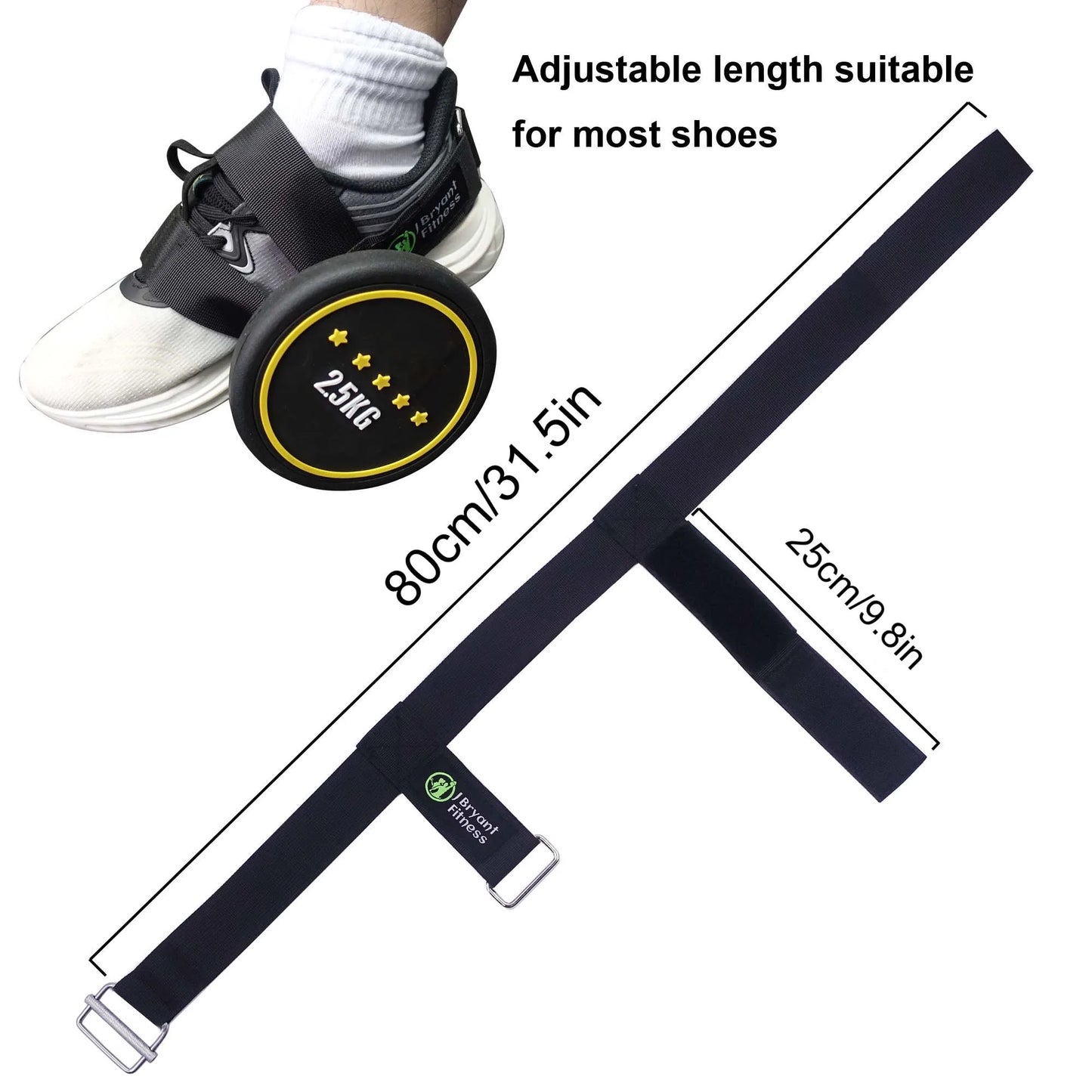 Dumbbell Ankle Strap Foot Strap Tibialis Trainer Leg Muscle Strengthen Training Calves Shins Workout Fitness Equipment