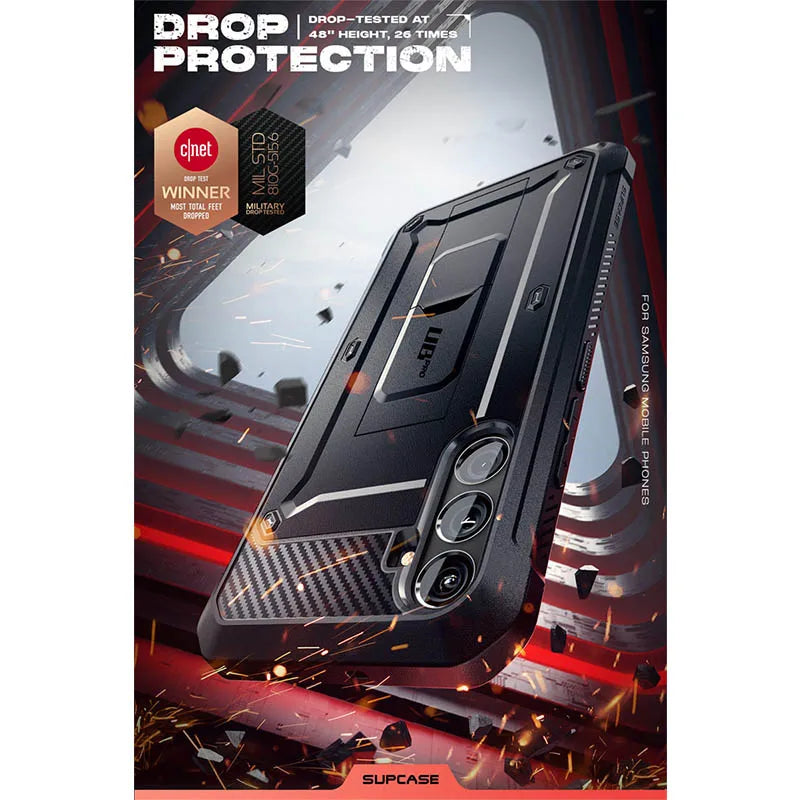 For Samsung Galaxy S23 FE Case (2023) UB Pro Full-Body Dual Layer Rugged Case WITH Built-in Screen Protector & Kickstand