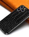 Genuine Leather Phone Case for iPhone 16 15 Pro Max 14promax Luxury Soft Edges Shockproof Camera Protection Cover