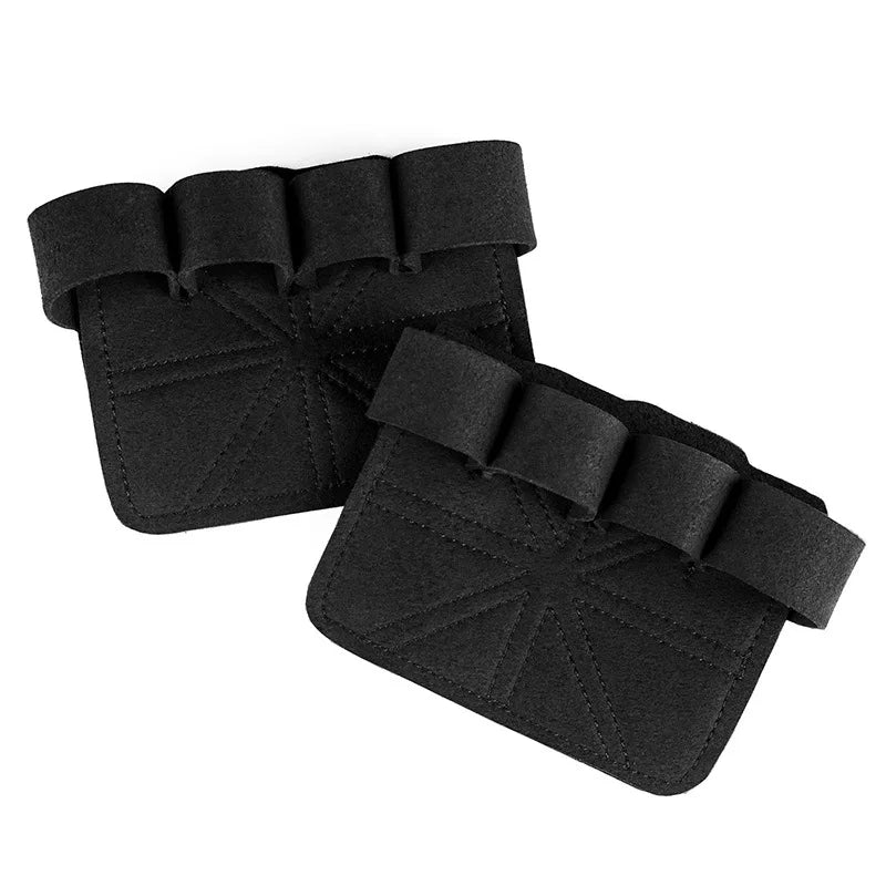 Cowhide Gym Gloves Grips Anti-Skid Weight Power Belt Lifting Pads Deadlift Belt Workout Crossfit Fitness Gloves Palm Protection