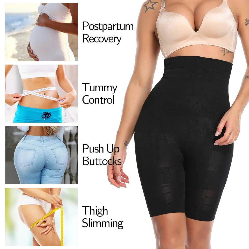 Women Body Shaper High Waist Tummy Control Panties Butt Lifter Shorts Thigh Slim Shapewear Slimming Underwear Short Pants