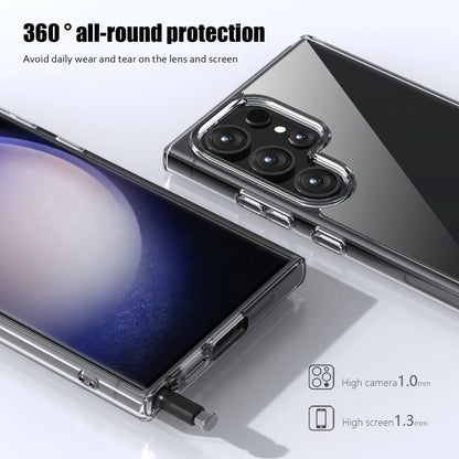 for Samsung S24 Case iPaky S24 Plus HD Transparent PC TPU Hybrid Airbag Shockproof Armor Cover for Samsung Galaxy S24 Ultra Case