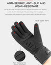 Autumn Winter Outdoor Cycling Durable Velvet Cold Resistant Warm Gloves Touchscreen Waterproof Windproof Anti-slip Gloves