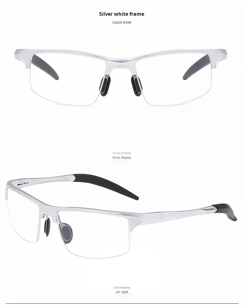 Lightweight Aluminum Magnesium Sports Cycling Half Frame Eyeglasses Frames