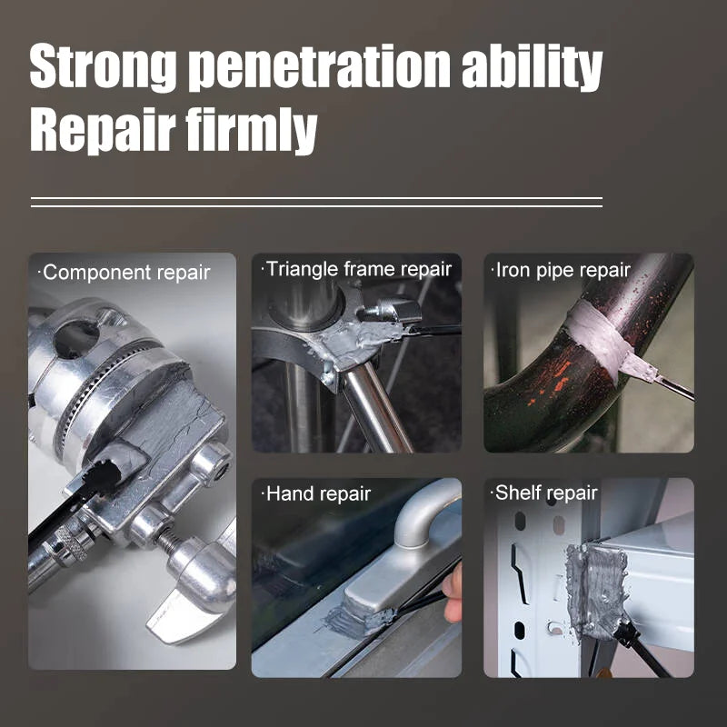 50ml Metal repair adhesive high-strength adhesive sealant welding metal adhesive strong thermal resistance casting AB adhesive