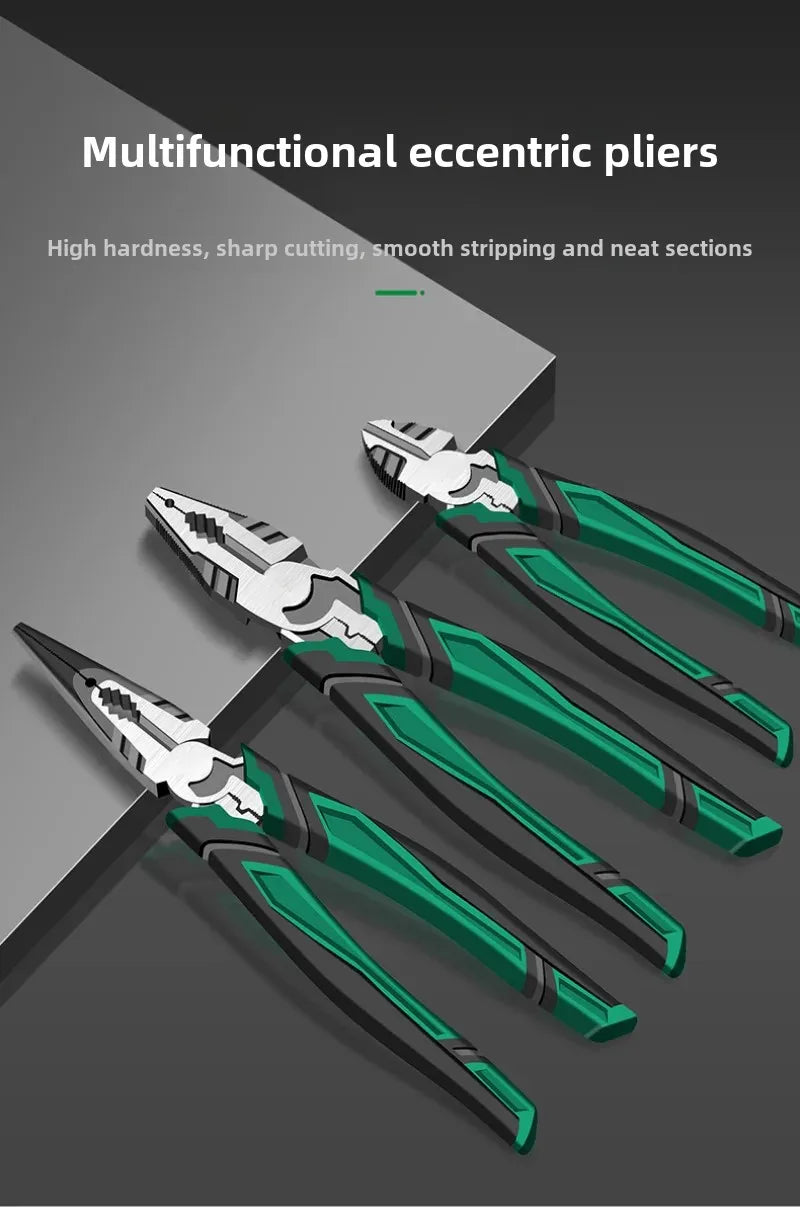 6/8Inch Electrician Wire Pliers Diagonal Pliers Nose Pliers Industrial Labor-saving Steel Plier Electricist Professional Tools