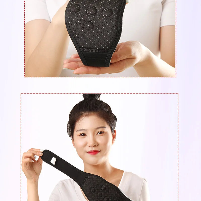 7/9/13pcs  Self-heating Neck Brace Tourmaline Infrared Therapy Pain Relief Cervical Protection Neck Support Belt Neck