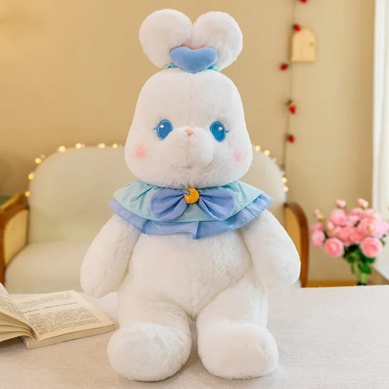 Kawaii Plush Toy Stuffed Doll Cute Rabbit Bear Couple Loli Bunny Pillow Soft Baby Bunny Doll for Kids Birthday Xmas Gift