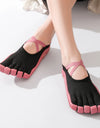 lace up five finger split toe shoes