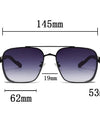 Sunglasses For Men Square Trendy Luxe Vintage Fashion Glasses Retro Steampunk Shades