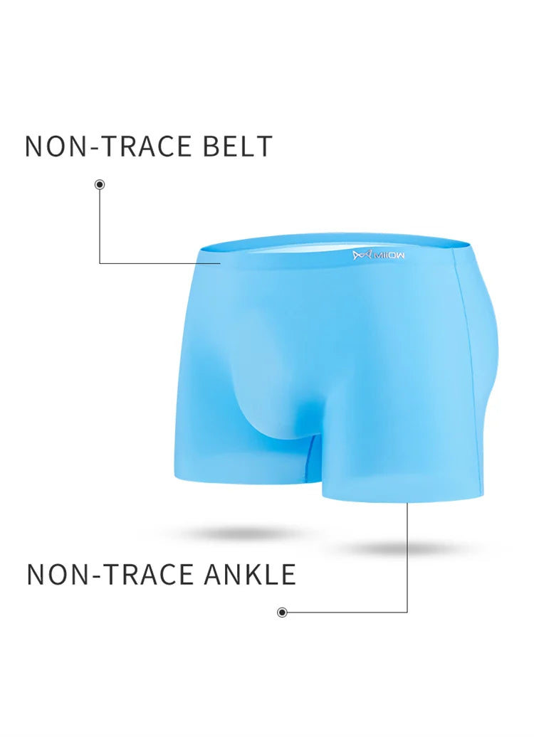 3-Pack Men's Ice Silk Underpants – Lightweight & Cool