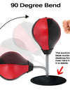 Stress Buster Desktop Punching Bag With Suctions PU Inflatable Stress Relief Boxing Ball Muay Tai MMA Exercise Sports Equipment