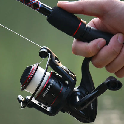 Brutus Super Light Spinning Fishing Reel 8KG Max Drag 5.2:1 Gear Ratio Freshwater Carp Fishing Coil