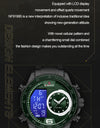 LCD Display Wristwatches Luxury Luminous Waterproof Steel Japanese Movement Watch for Men