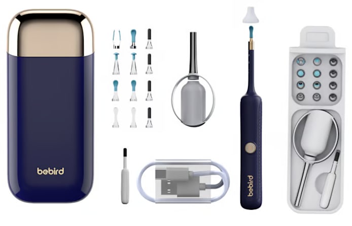 White Ear Sight Plus R37R I35R|Smart Visual Ear Cleaner/Bendable Rod|All-in-1 Safe Earwax Removal Kit