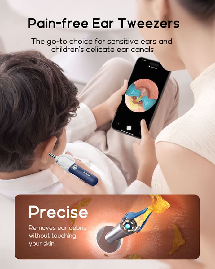 EarSight Plus I35R R37R D39R Visual Earpick Bendable & Affordable All-in-1 Ear Rod Earwax Removal Kits